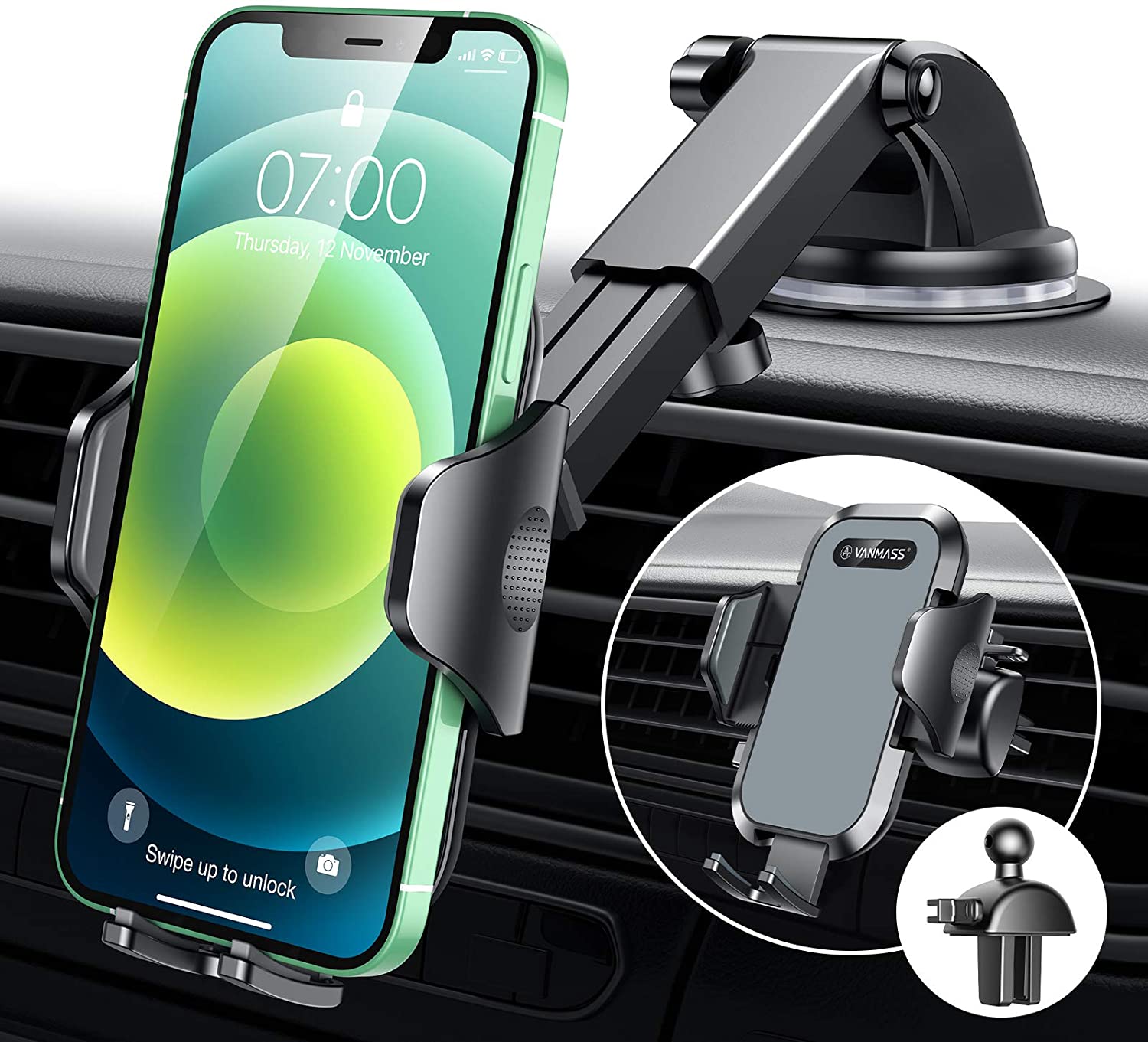 Dash/Windshield Car Phone Mounts | VANMASS-UK | Heartful Service ...